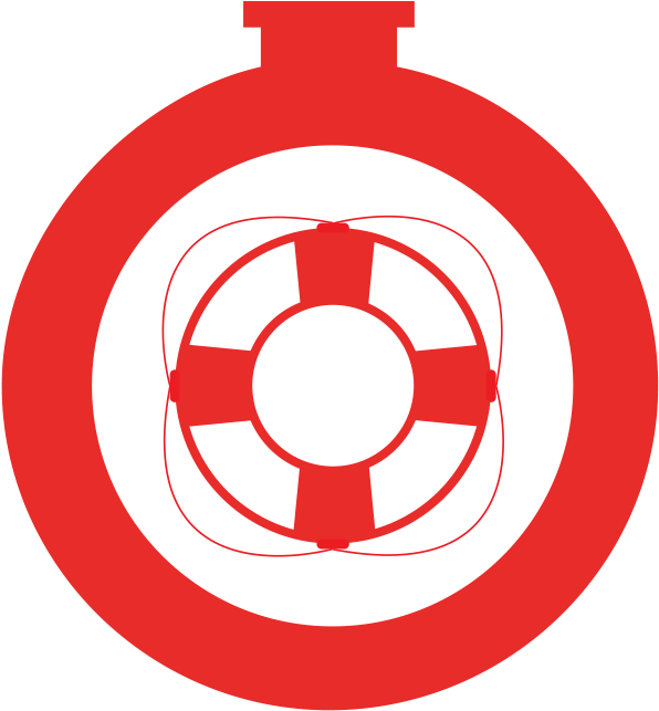 Red Lifebuoy Icon