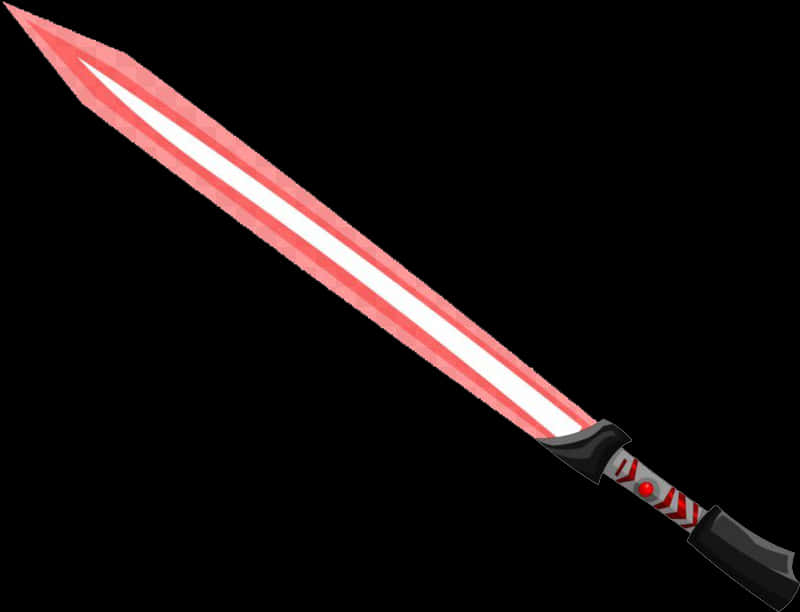 Red Lightsaber Illustration