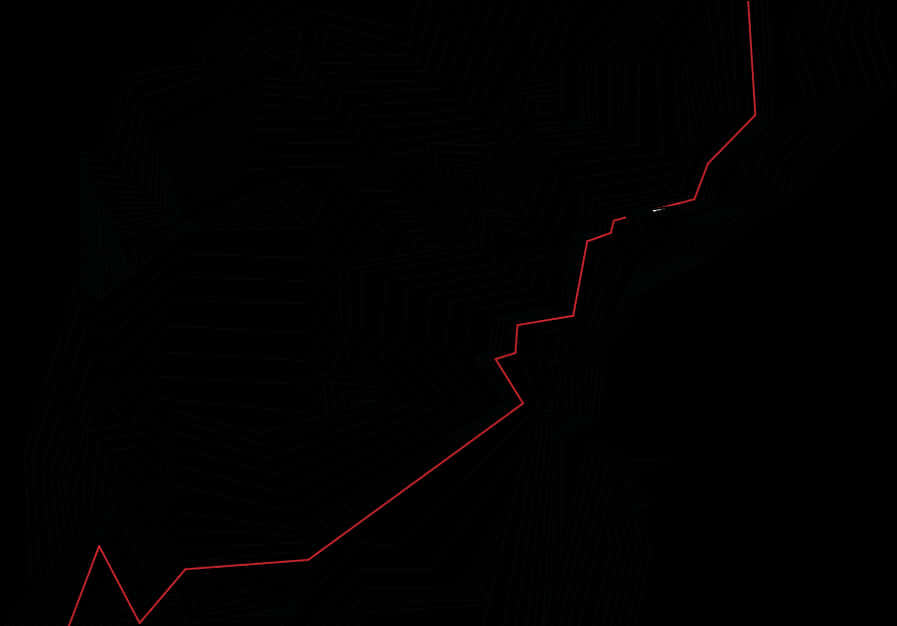 Red Line Graphon Black Background