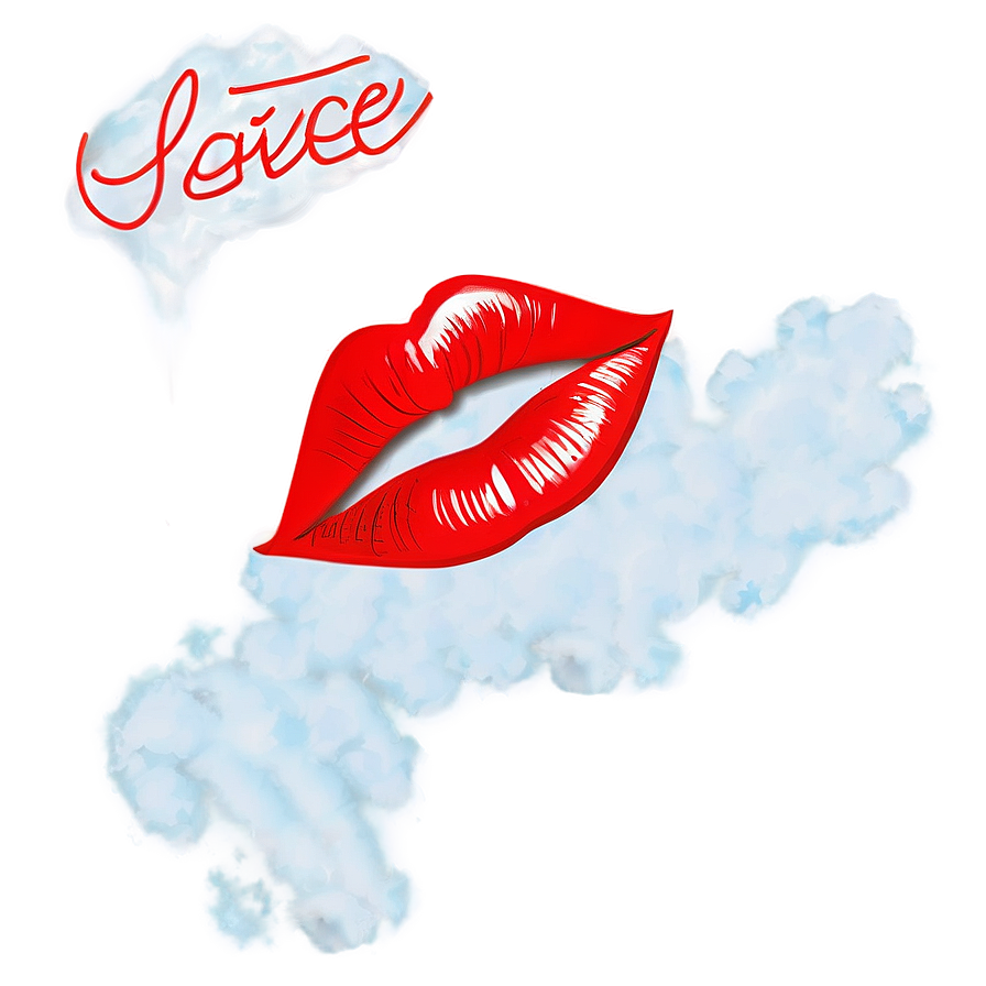 Red Lips Blowing Kiss Png 17