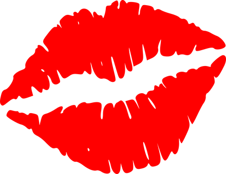 Red Lips Graphic Art