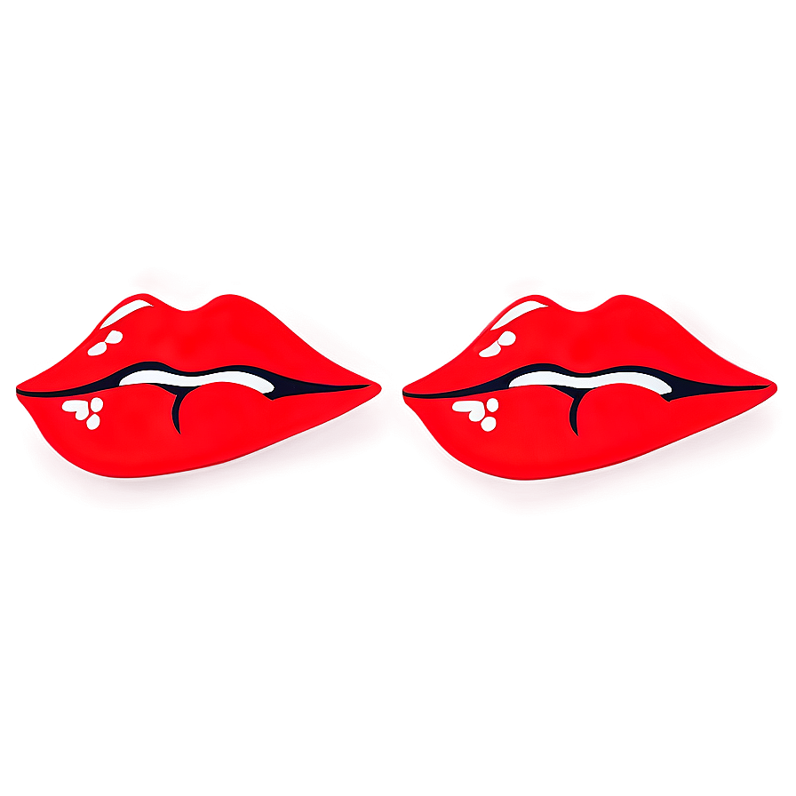 Red Lips With Tongue Out Png 11