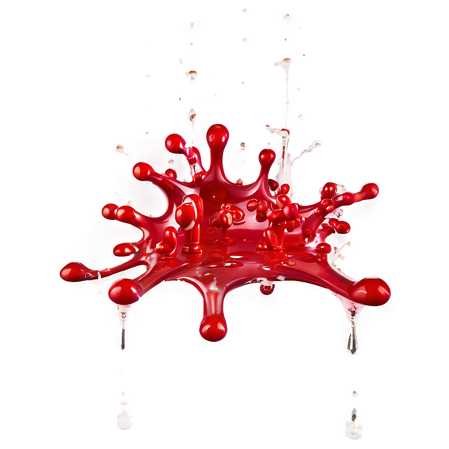 Red Liquid Splash Png 55