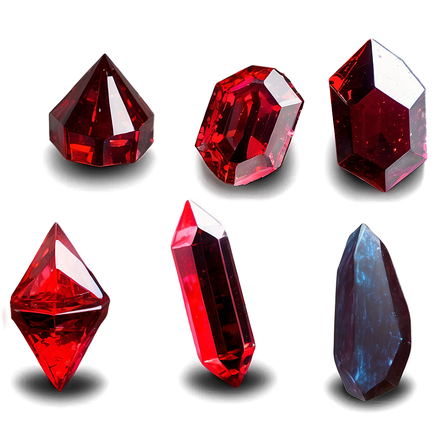 Red Magic Crystal Png 06242024