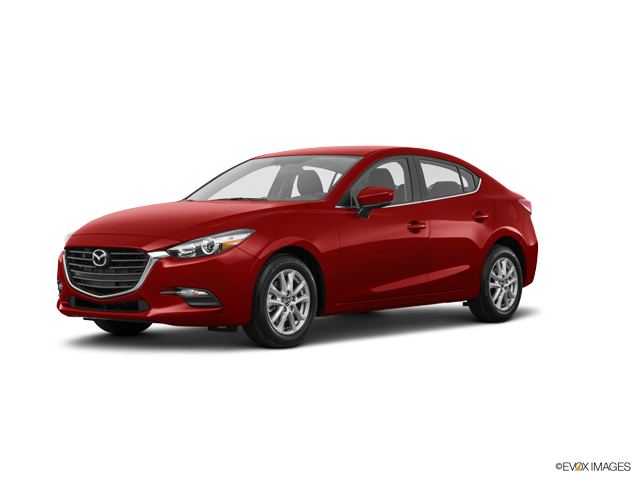 Red Mazda Sedan Profile View