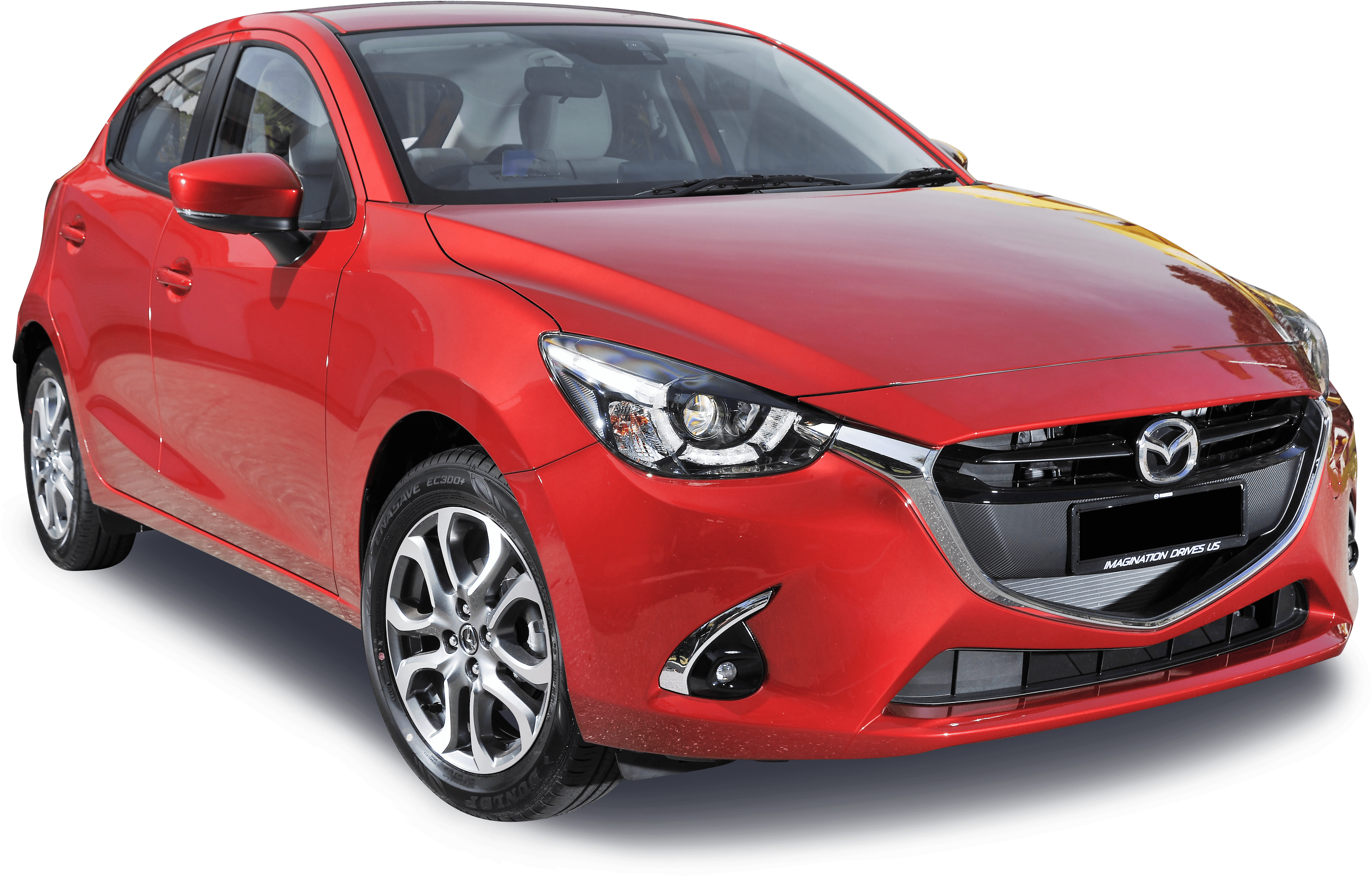 Red Mazda Sedan Transparent Background