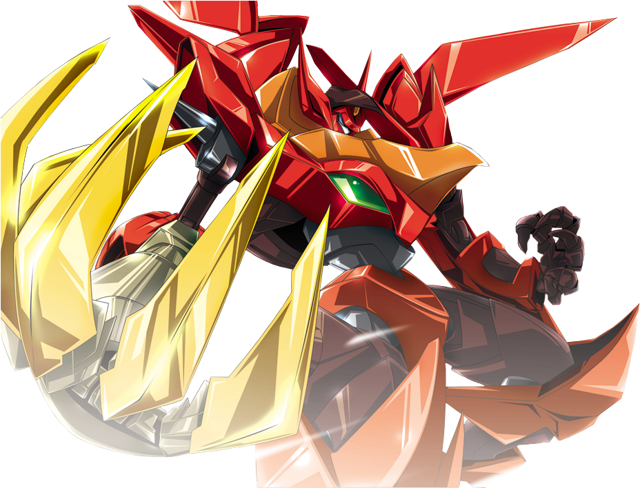 Red_ Mecha_ Anime_ Character