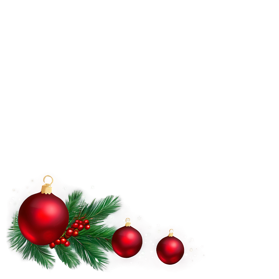 Red Merry Christmas Banner Png Muw90