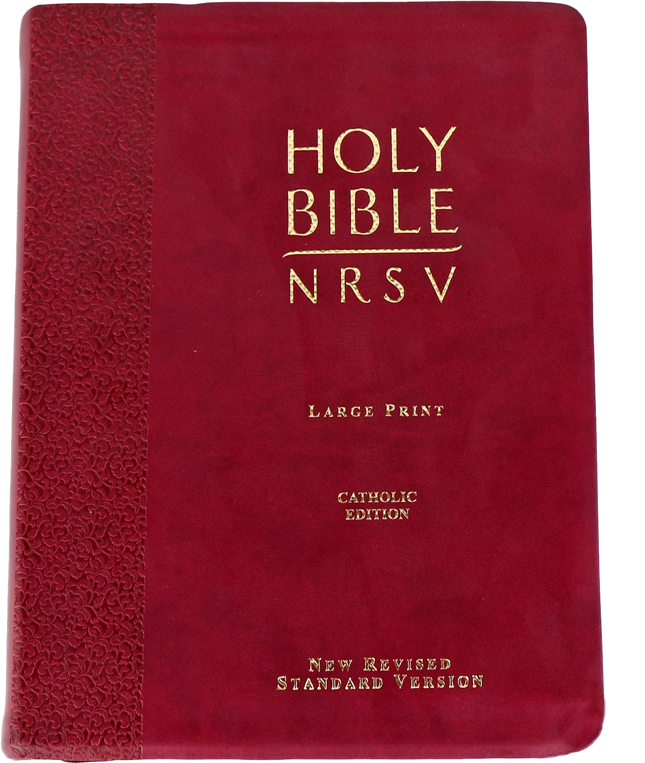 Red N R S V Catholic Edition Bible Large Print