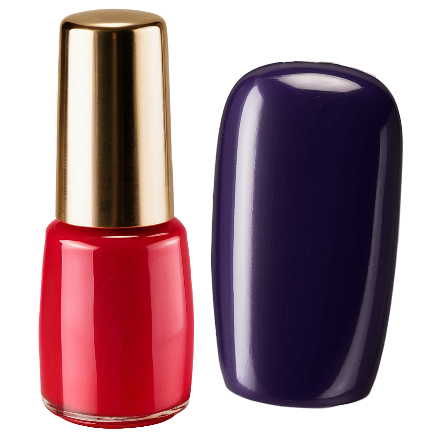 Red Nail Polish Bottle Png 90