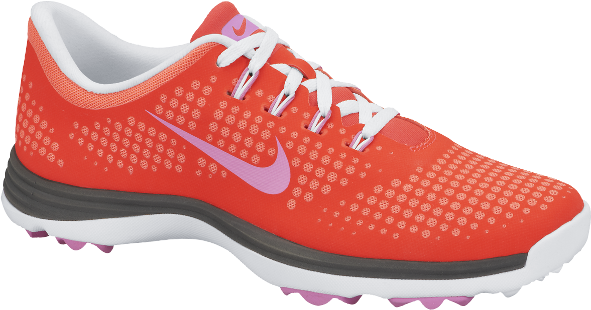 Red Nike Golf Shoe