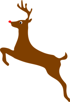 Red Nosed Reindeer Graphic