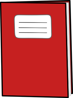 Red Notebook Cover Design