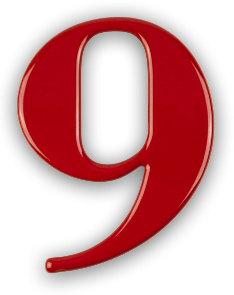 Red Number9 Graphic