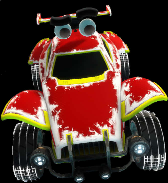 Red Octane Rocket League Car