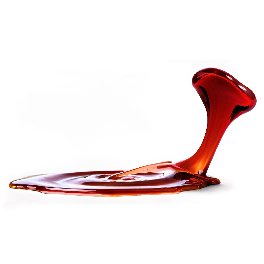 Red Oil Splash Png 50