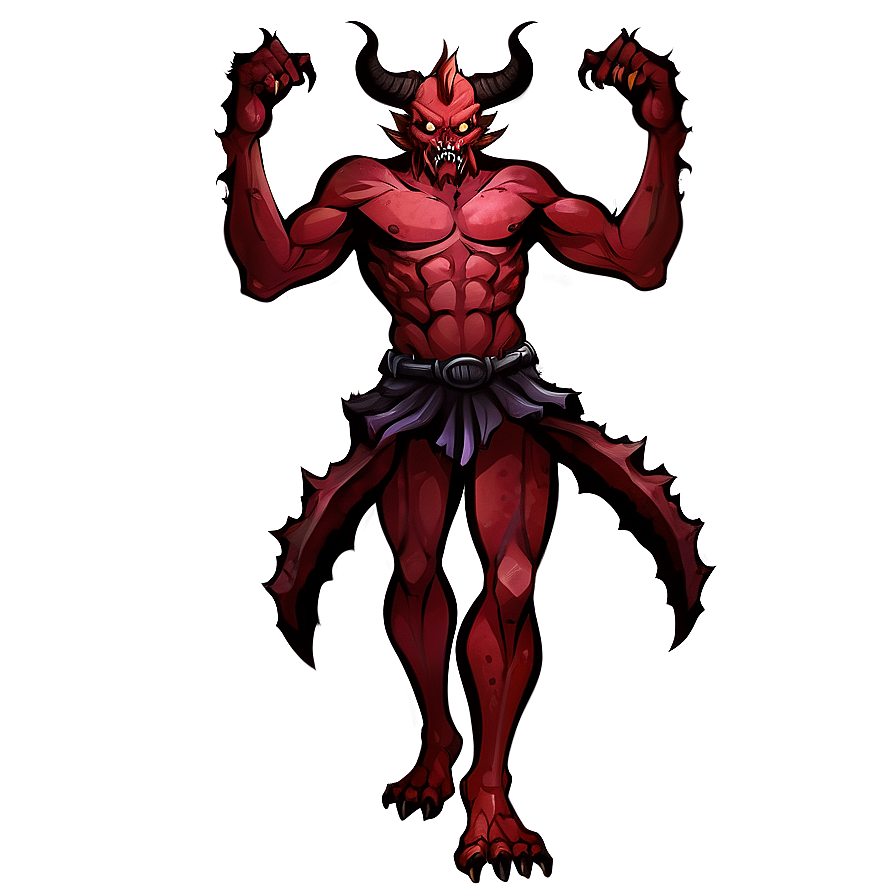 Red Oni Illustration Png 06122024