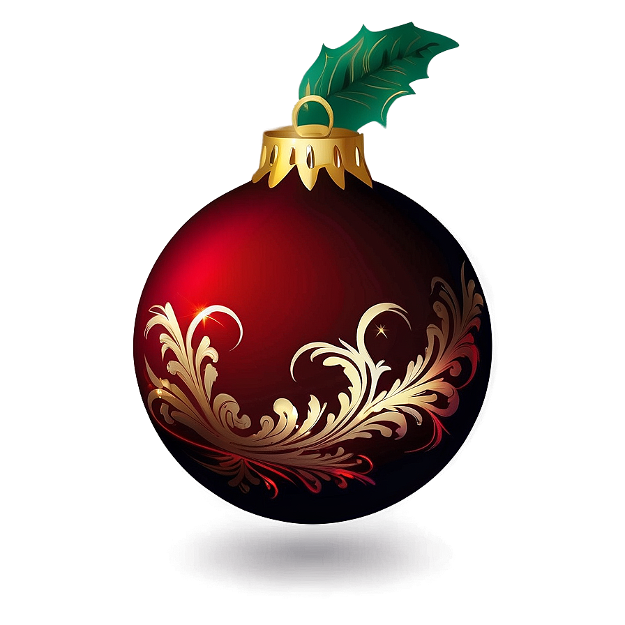 Red Ornament Clipart Png 38