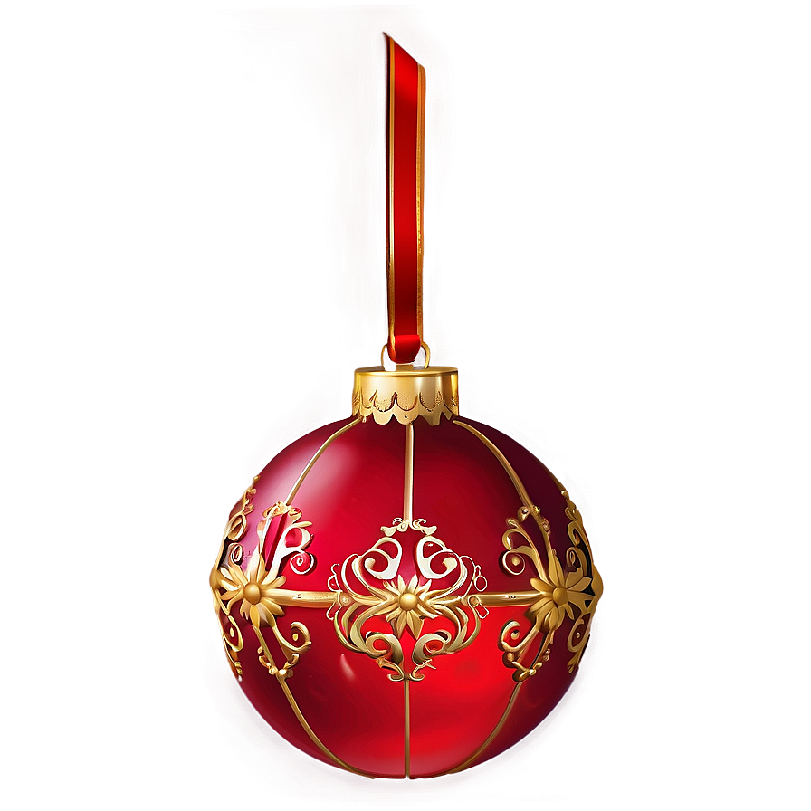 Red Ornament Png 24