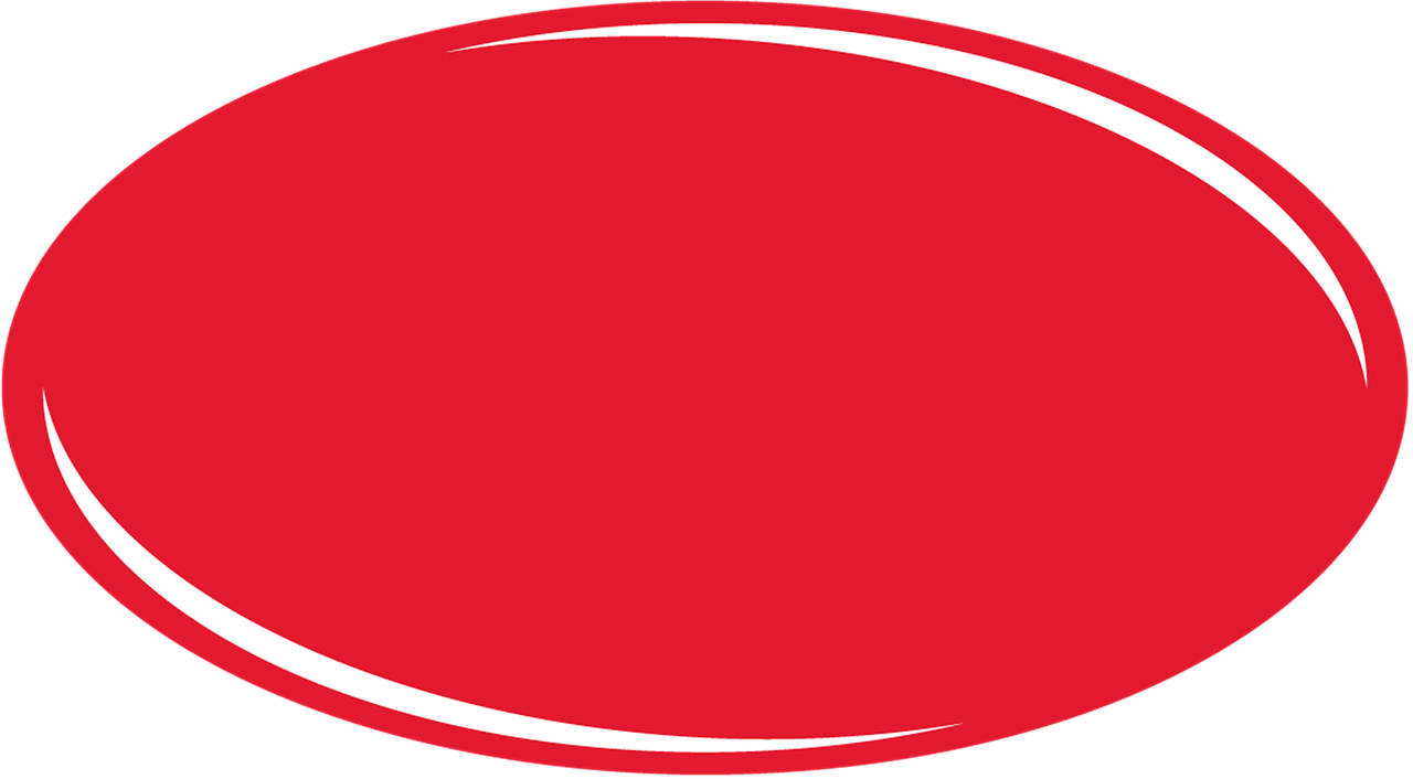 Red Oval Graphicon Dark Background