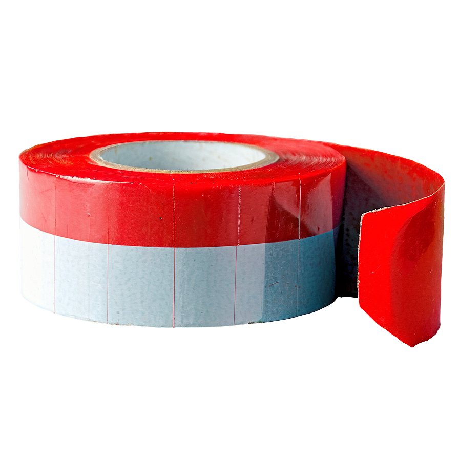 Red Packing Tape Png 06132024