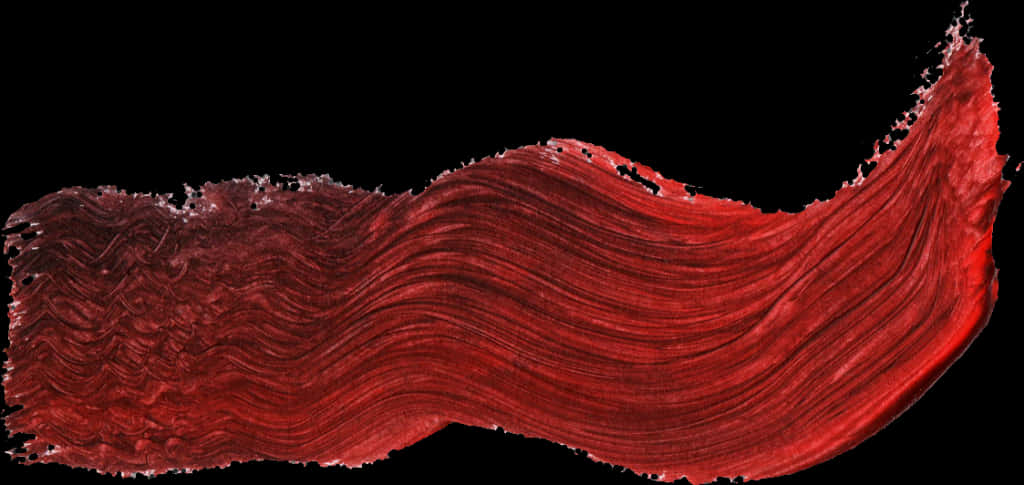 Red Paint Brush Stroke Texture