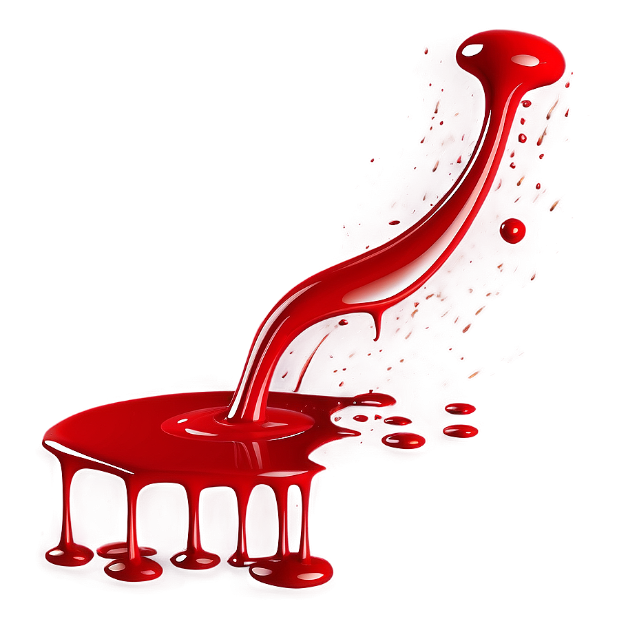 Red Paint Drip Splatter Png 06122024