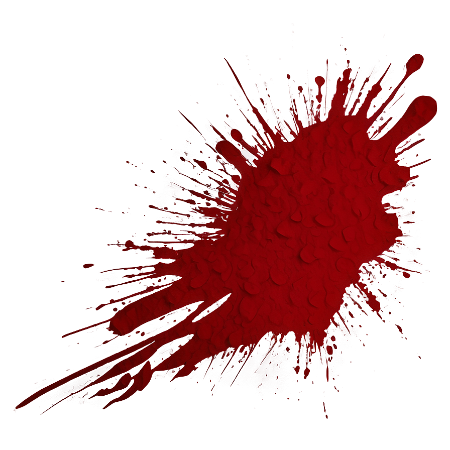 Red Paint Splatter Png 05062024