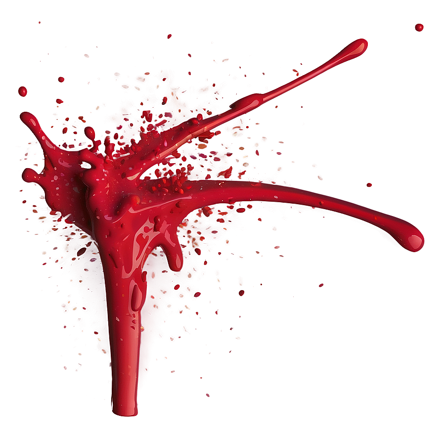 Red Paint Splatter Vector Png 70