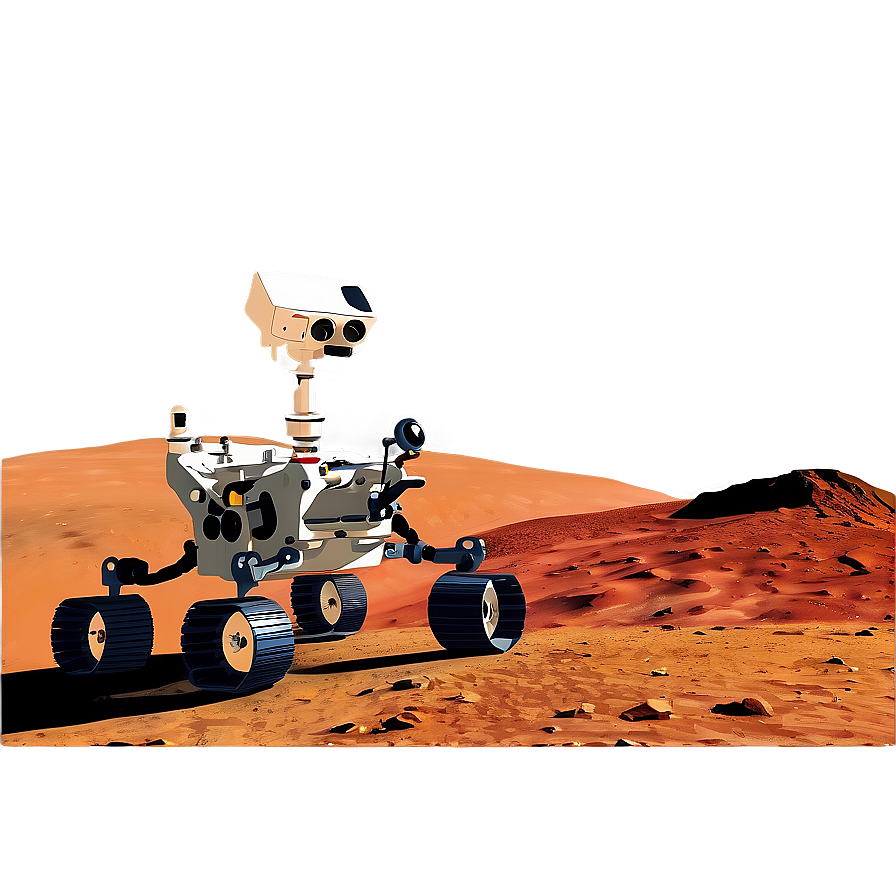 Red Planet Rover Clipart Png 6