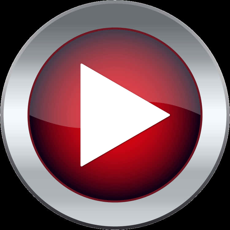 Red Play Button Icon