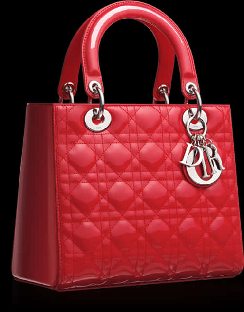 Red Quilted Luxury Handbag