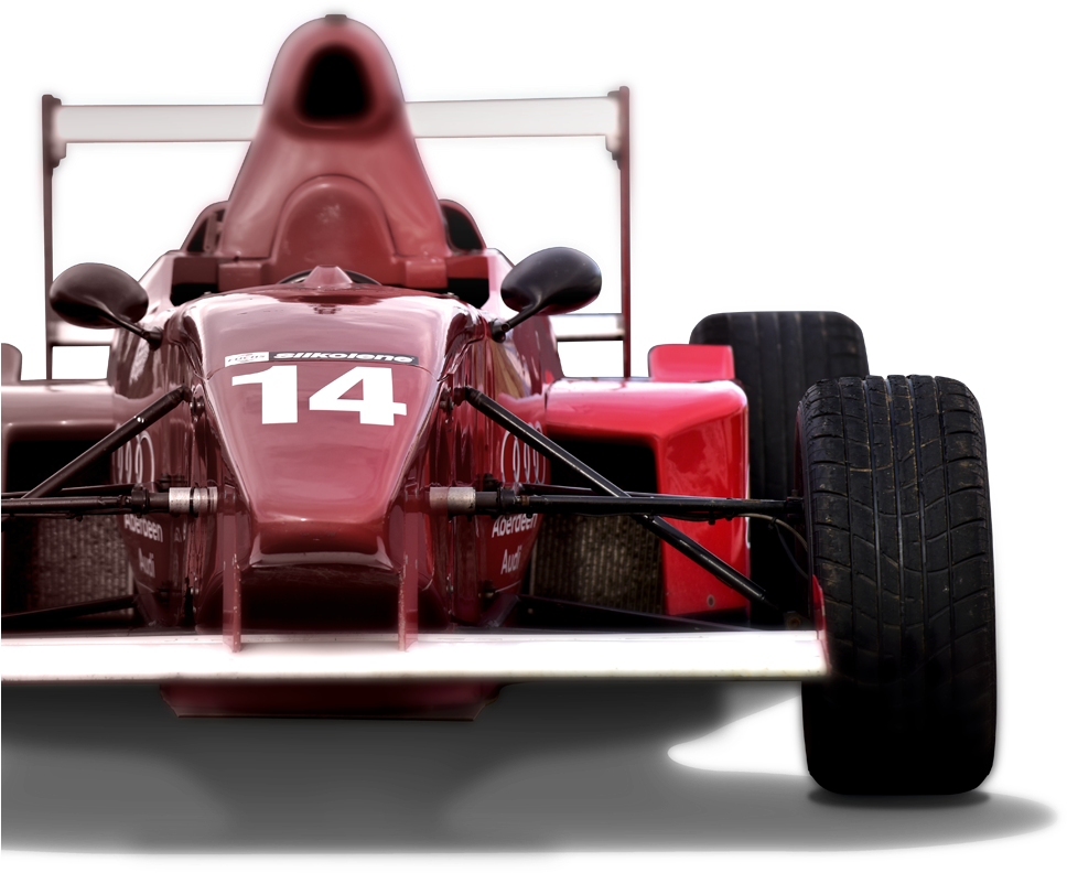 Red Race Car Number14