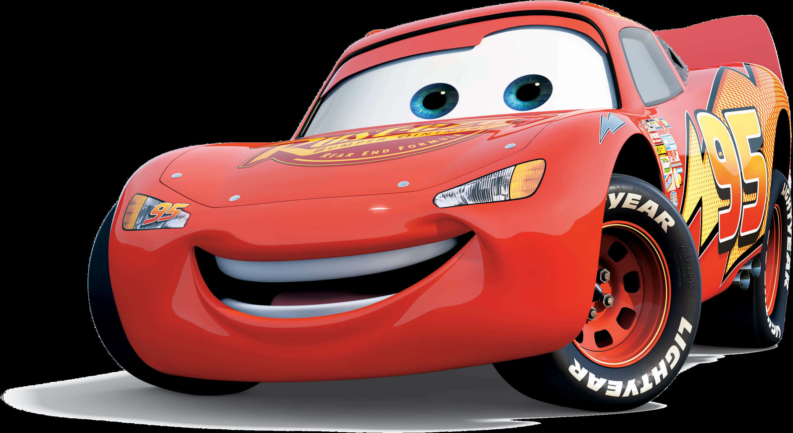 Red Racecar Animated Character