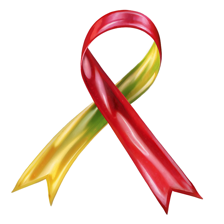 Red Ribbon Wave Png Ekw25