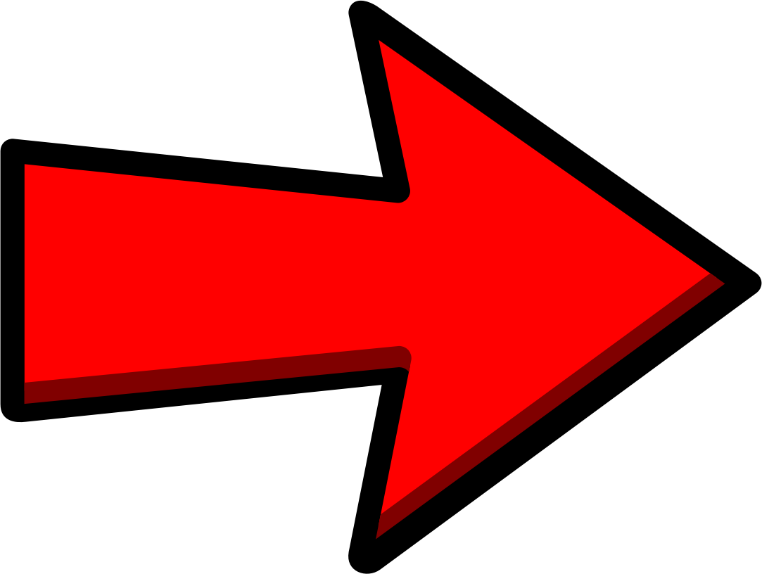 Red Right Arrow Graphic