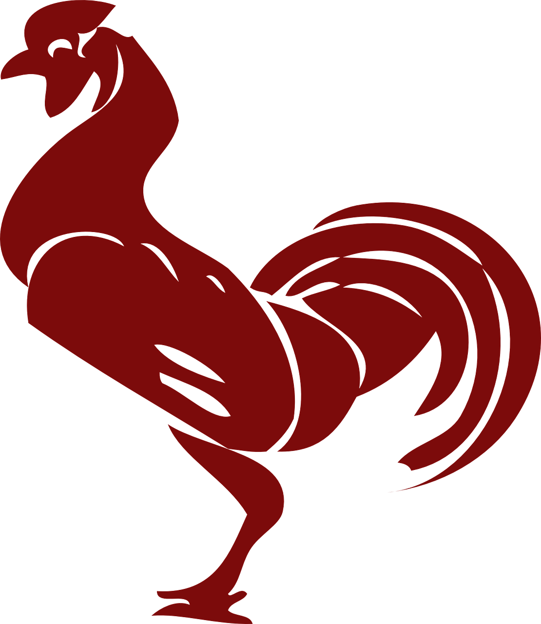 Red Rooster Silhouette