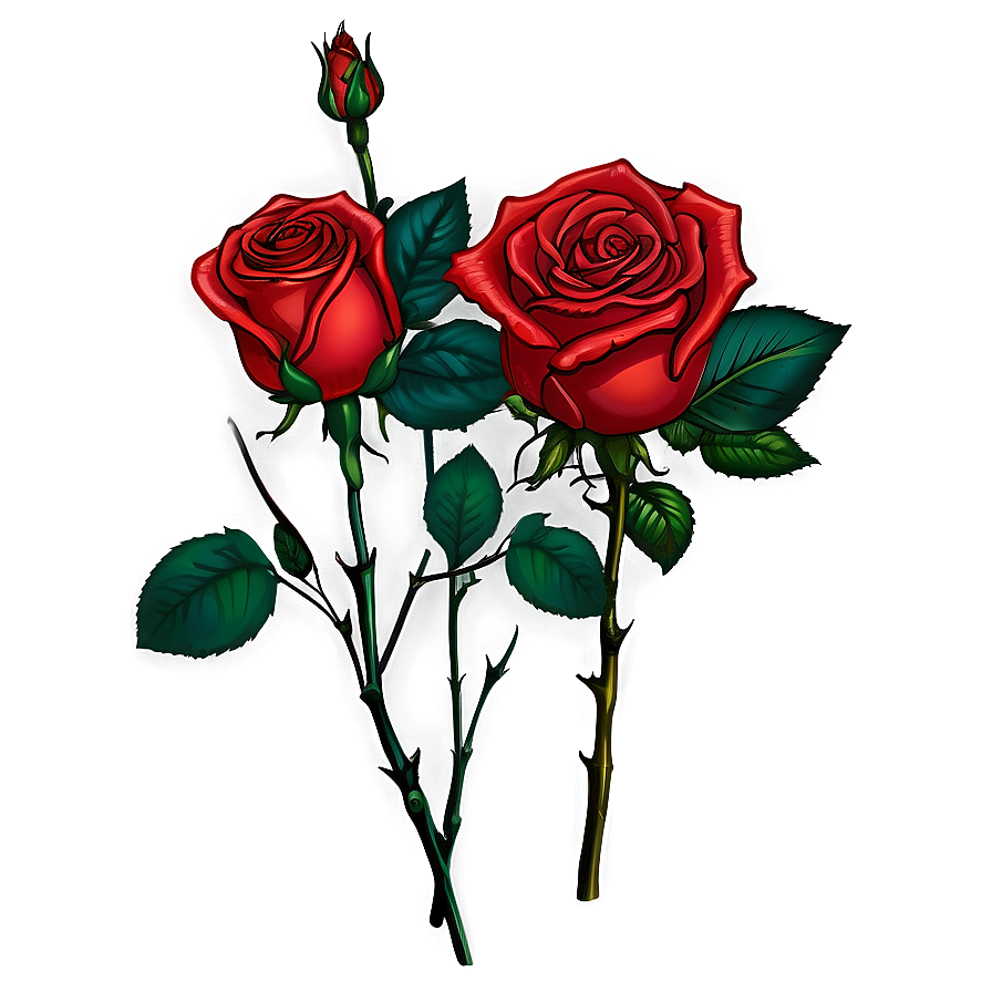 Red Rose Garden Png Fsr