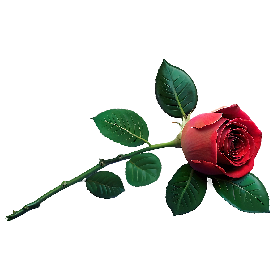 Red Rose On Black Png Jlq