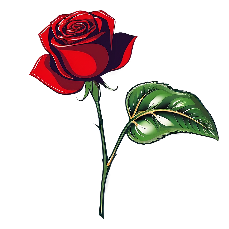 Red Rose Silhouette Png 51