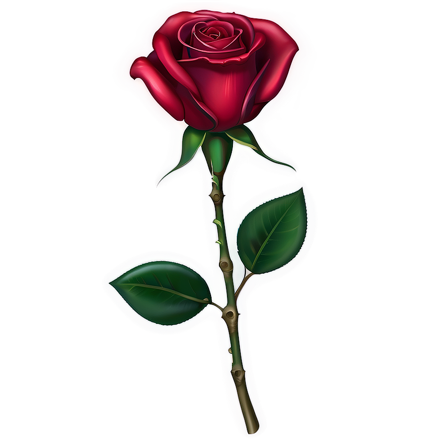 Red Rose With Dewdrops Png Myk