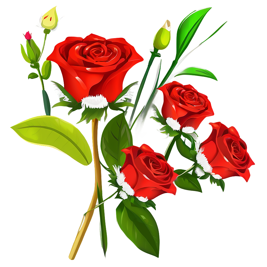 Red Roses Bouquet Png 87