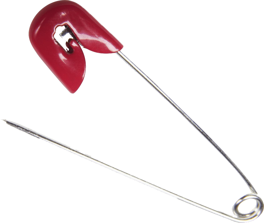 Red Safety Pin