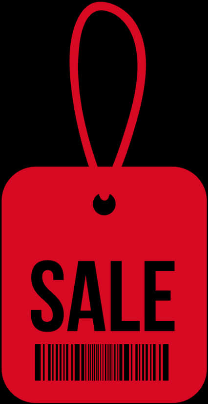 Red Sale Tag Vector