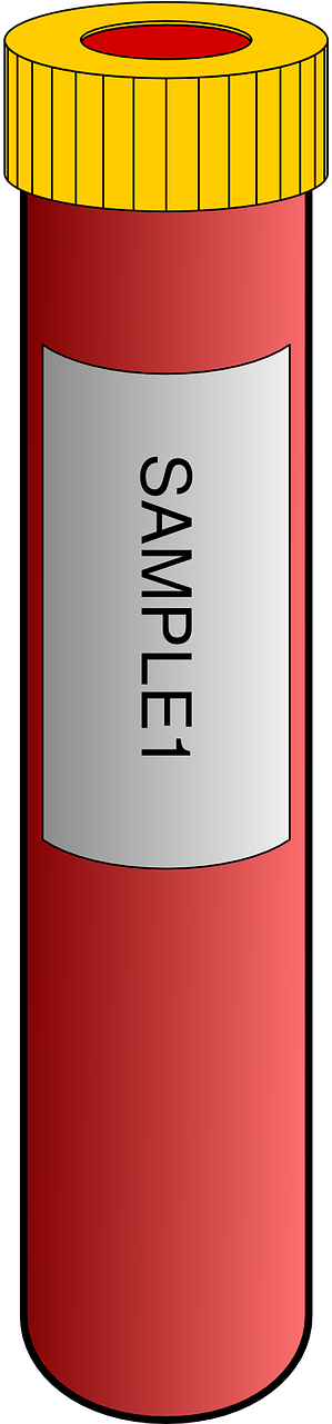 Red Sample Container Illustration