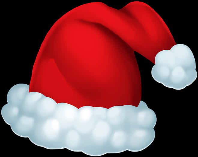 Red Santa Claus Hat Illustration