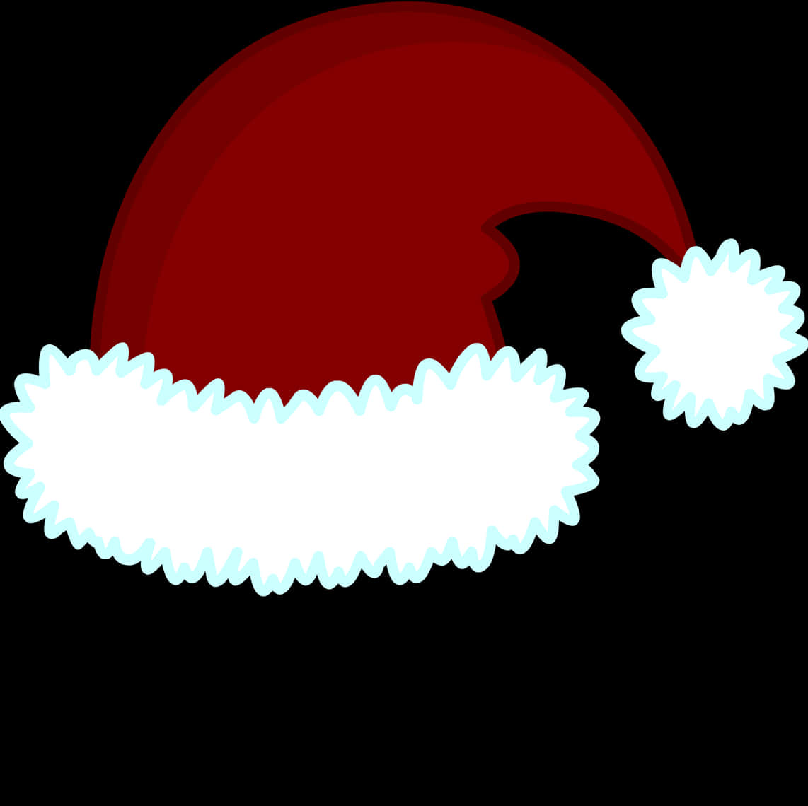 Red Santa Hat Cartoon