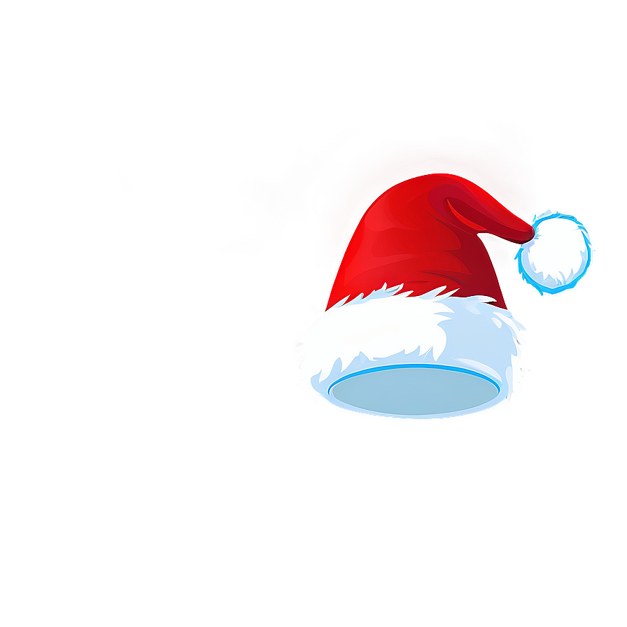 Red Santa Hat Cartoon Png 2