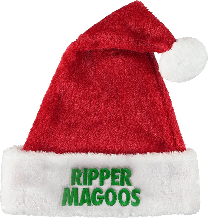 Red Santa Hat Ripper Magoos Transparent Background