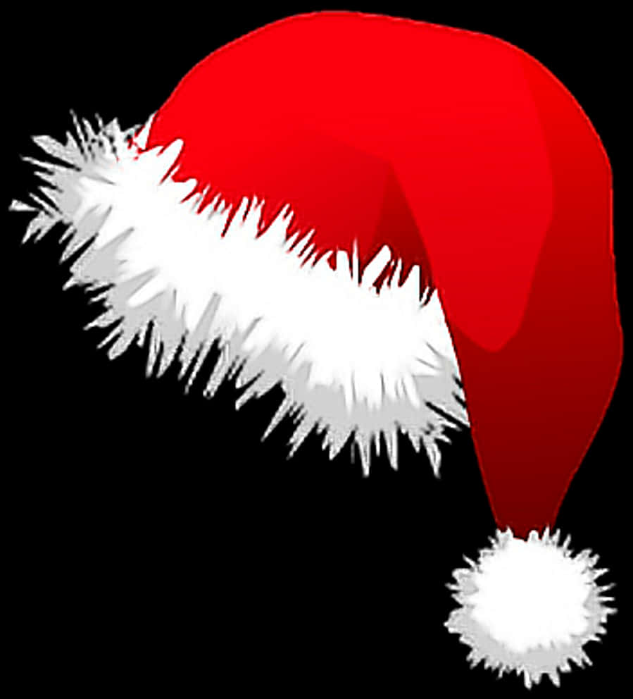 Red Santa Hat Transparent Background.png